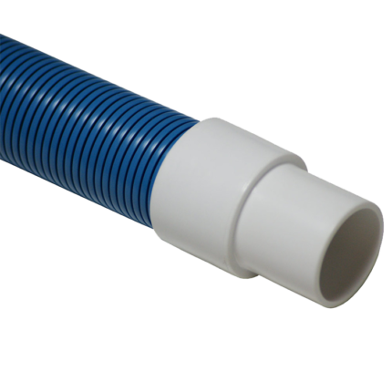 white tip hose with blue and black strip pointing bottomright