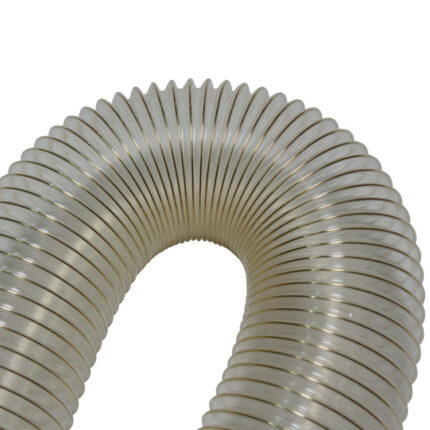 PVC Flexduct General Purpose Clear in Color U Shaped Pointing to the Left