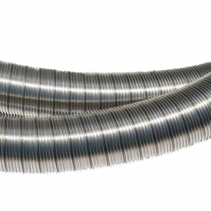 SSti Flex 1650 silver in color coiled up double hose