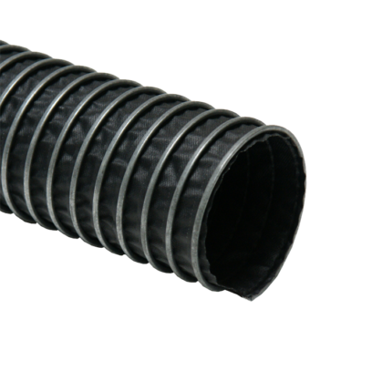 black tube with silver lining wrapped pointing bottomright